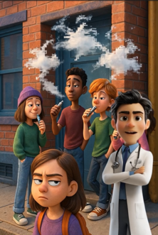 Szenenbild Doc LUIS mit Jugendlichen